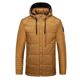 UAICESTAR Winter Jacket Men Parka Coat Thick Warm Hooded Jackets Men Brand Fashion Casual Windproof Zipper Pocket Men Coats 201204