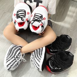 Winter Warm Slippers sneakers sandals Couple Cute Home Unisex One Size Sneakers Men House Cartoon Cotton Shoes Women 35 43 Plush Sliders 0227