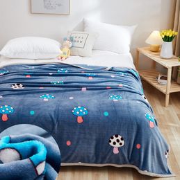The latest model 200X230CM blanket, a variety styles and sizes of adult flannel warmth, warm air conditioning, support customization