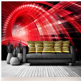 Custom space extension tunnel black hole wallpapers background wall 3d stereoscopic wallpaper