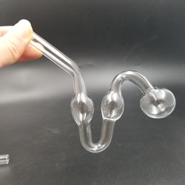 Smoking Pipes U shape Glass waterdogs with 3 chambers