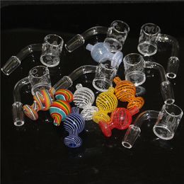 Quartz Banger 45° 90° Glass Reclaim Catcher Adapter 14mm 18mm Male Female With Reclaimer Ash Catcher Adapter For Glass Water Bongs Dab Rigs