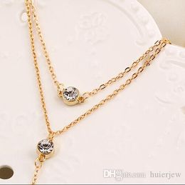 Necklaces Pendant Crystal round With Diamond Jewellery Interchangeable Fashion Beautifully Jewerly Pendants Necklaces