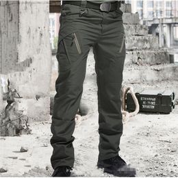 City Military Tactical SWAT Combat Army Trousers Men Many Pockets Waterproof Wear Resistant Casual Cargo Pants 201221