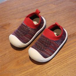 Toddler First Walkers Infant Casual Mesh Soft Bottom Breathable Non-slip Kid Baby Girl Boy Shoes LJ201104