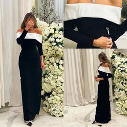 Vestido De Noche Elegante Negro Blanco Oferta Online | DHgate.com