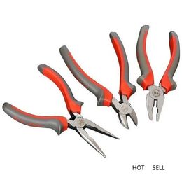 6 inch Multifunction Wire Stripper Cutter Pliers Long Nose Pliers Diagonal Pliers Set for Jewelry DIY Hand Tool Kit