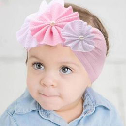 Party flower baby headbands handwork bowknot girls headbands newborn headband princess hair bows kids head bands baby hair accessories