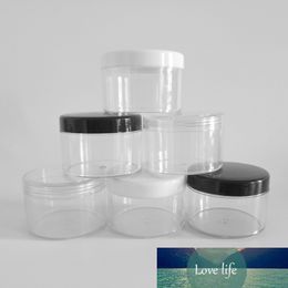 20pcs 50g/50ml Plastic Cream Jar Cosmetic Pots Container Refillable Clear Daily Use Eyeshadow Storage Box for Glitters