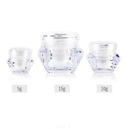 15g diamond shape cream bottle,cosmetic container,,cream jar,Cosmetic Jar,Cosmetic Packaging