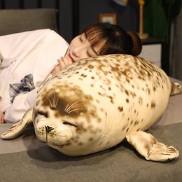 Net red new simulation animal sea lion doll marine life small sea lion pillow plush toy large doll customization 47inch 120cm DY50910
