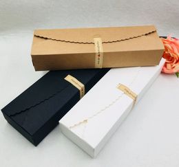 Kraft Gift Boxes Paper Handmade Candy /Chocolate Packing Box Blank Storage Diy Wedding Favour Cake Boxes 23 *7 *4cm