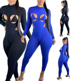 Women sexy night club wear solid Colour tracksuits long sleeve sweatshirt top leggings two piece set fashion outfits sexy clothing 4406