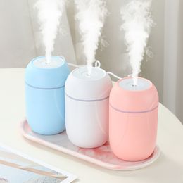 Air Humidifier 260ML with Colourful Night Lights Aroma Essential Oil Diffuser Home Spa Car Jobs Ultrasonic USB Fogger Mist Maker RRA3775