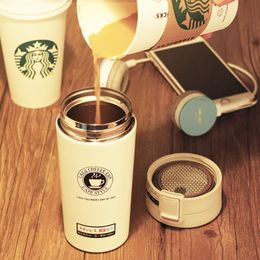 380ml Double Wall Stainless Steel Thermos, Hot Coffee Travel Mug, Thermal Bottle for Water, Vacuum Flasks, a Termos Cup 201109