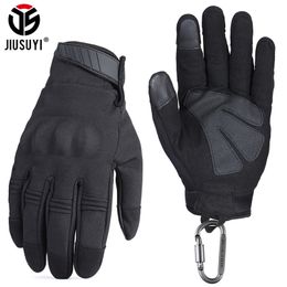 Touch Screen Multicam Waterproof Windproof Cold Weather Winter Warmer Fleece Snowboard Tactical Hard Knuckle Full Finger Gloves Y200110