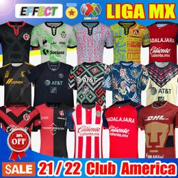 -New 19 20 21 Club America Soccer Jerseys 2020 2021 Mexico Club Jersey Xolos de Tijuana Tigres UNAM Guadalajara Chivas Cruz Azul kit Футбольные рубашки Soccer Jerseys