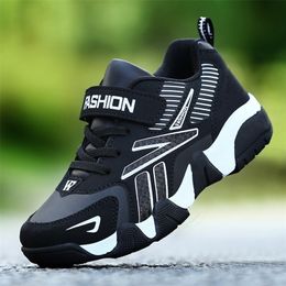 Sport Kids Sneakers Boys Casual Shoes For Children Sneakers Girls Shoes Leather Anti-slippery Fashion tenis infantil menino 2020 LJ201027