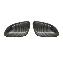 1 pair High Quality Auto Side Car Mirrors Covers For J-ETTA MK6,PASSAT B7,CC,BORA,B-EETLE,SCIROCCO,C-TREk ABS Carbon Look