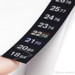 Dual Scale Aquarium Fish Tank Liquid Thermometer Temperature Sticker Stick-on Fahrenheit Digital LCD Adhesive Strip Sticky WVT0200