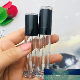 10/50 Pcs 5ml,7ML Clear Empty Lip Gloss Container Black Cap,DIY Plastic Liquid Lipstick Tube,Cosmetic Makeup Packing