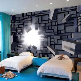 Custom wallpaper 3d photo mural wall painting creative sofa background wall paper 3d Papel de parede