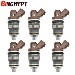 6pcs/lot High performance 840cc E85 fuel injector For Toyota MR2 Celica Supra Turbo 3SGTE 1JZGTE 2JZGTE fuel nozzle 1001-87092