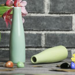 Vases Ceramic Vase Flower Bottle Modern Simple Hydroponic Container Porcelain Artificial Office Wedding Home Decoration