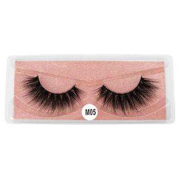 Handmade Crisscross Thick Mink Lashes Natural Long Soft & Vivid False Eyelashes Extensions Eye Makeup Accessory 10 Models Drop Shipping