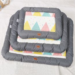 Summer Cooling Cat Dog Bed Soft Puppy Blanket Pets Mat Dog Mattress Beds Cushion Kennel For Small Medium Dogs Pet Supplies LJ201203