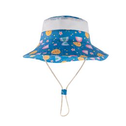 Summer Cartoon Printing Sunshade Toddler Infants Fisherman Hat Outdoor Beach Breathable Baby Hats Boys And Girls Bucket Cap Caps M4036