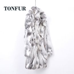 2020 New Arrival Standard Collar Vintage Customize Made Plus Size Real Whole Rabbit Fur Coat Female Jacket LJ201201