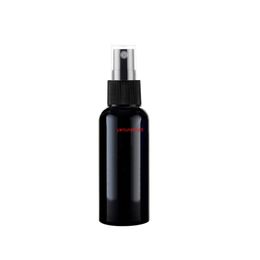 100pcs/lot 50ml black spray pump perfume plastic bottle, empty floral water cosmetics sprayer containersgood package