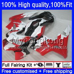 Injection OEM For HONDA CBR 600RR 600F5 600CC CBR600 RR F5 03 Red white blk 04 49HM.27 CBR600RR 03 04 CBR600F5 CBR 600 RR 2003 2004 Fairings