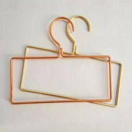Fashion Rose Gold Hangers For Clothes Scarf Towel Drying Storage Organiser Rack Adult And Children Hanger