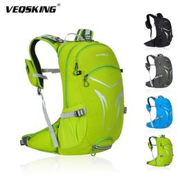 20L Climbing Rucksack Cycling Backpack,Men Women Outdoor Sport Bag,Waterproof Camping Hiking Backpack With Rain Cover 220104