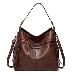 european and american new handbags fashion oneshoulder bag retro women bag multizipper tassels totes