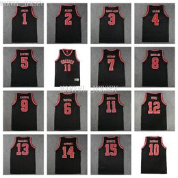 cheap custom SHOHOKU 1-15 RUKAWA SAKURAGI jersey anzai basketball jerseys black XS-5XL NCAA
