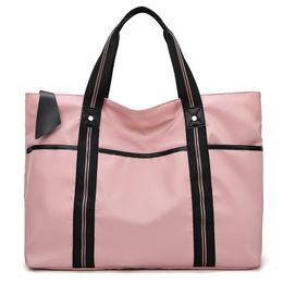 20-35Loutdoor fitness female bag sports handbag large-capacity luggage waterproof lightweight business trip messenger travel bag Q0705