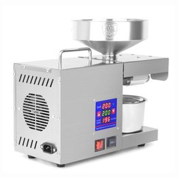 Automatic Household Stainless Steel Peanut Sesame Walnut Oil Press Machine