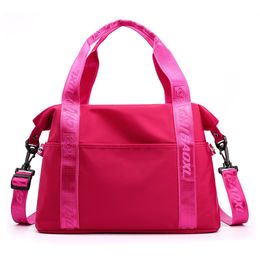 Gym Yoga Bags for Women Fitness Bag Swimming Training Handbags for Female Weekend Travel Duffle Blosa Sac De Sport Q0705