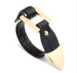 Women's leather bracelet, European and American fashion accessories, crocodile pattern bracelet, multi-color optional