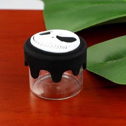 6ml Skull silicone container Other Smoking Accessories dab wax storage round easy to carry Eco-friendly containers