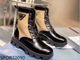 hot saletop designer high quality leather womens boot gear platform combat boots platform platform shoes cowhide motorcycle
