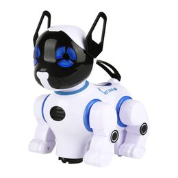 New Children's Educational Rc Robot Dog Remote Control Universal Electronic Animal Pets Walking Music Dance Kids Dog Toy Gift LJ201105