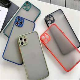 Camera Protection Phone Cases For iPhone 14 plus 13 11 XR XS Max 7 Plus 11Pro 12 promax Transparent Matte Back Cover case