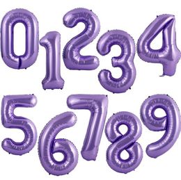 40 inch Large number balloon 1 2 3 4 5 Number Digit Helium foil Ballons Baby Shower Birthday Party Wedding Decor Party Supplies SN4743