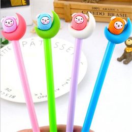 Cartoon animals Alpaca Stationery Black Gel Pen New Student Gifs Office Supplies Signature Kawaii Pens Ballpoint Pen