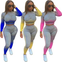 New Women jogger suit plus size 2X outfits fall winter clothing tracksuits hoodies+pants two piece set casual sportswear Grey sweatsuits 3972