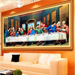 Diamond painting last supper Full 5D DIY Diamond embroidery Diamond painting cross stitch mosaic needlework Crafts 201112